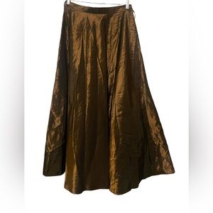 beautiful copper taffeta. skirt